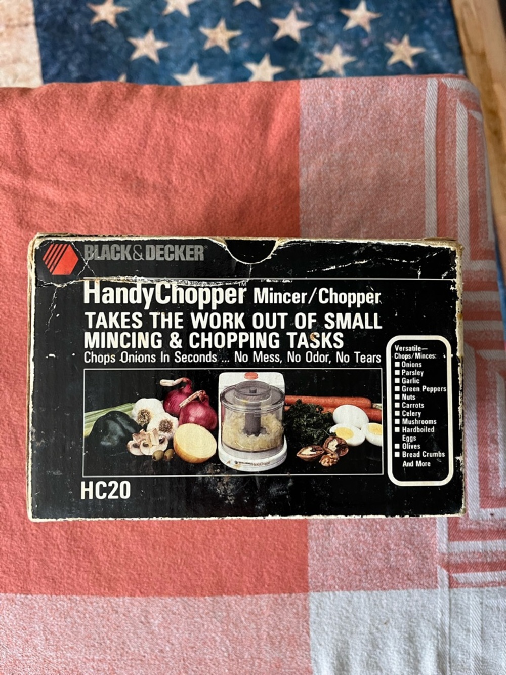 Vintage Black & Decker HandyChopper HC20 with Original Box